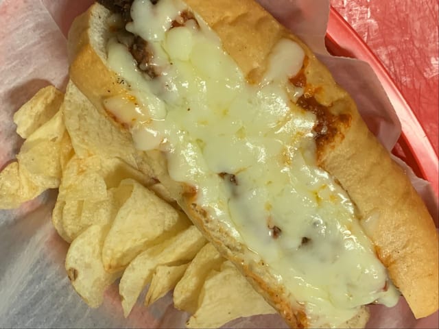 Chicken Parmigiana Sub.