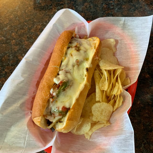 Sausage Parmigiana Sub.