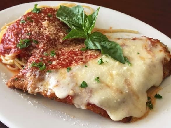 Chicken Parmigiana Half Pan.