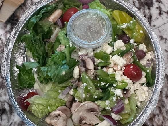 Greek Salad Half Pan.